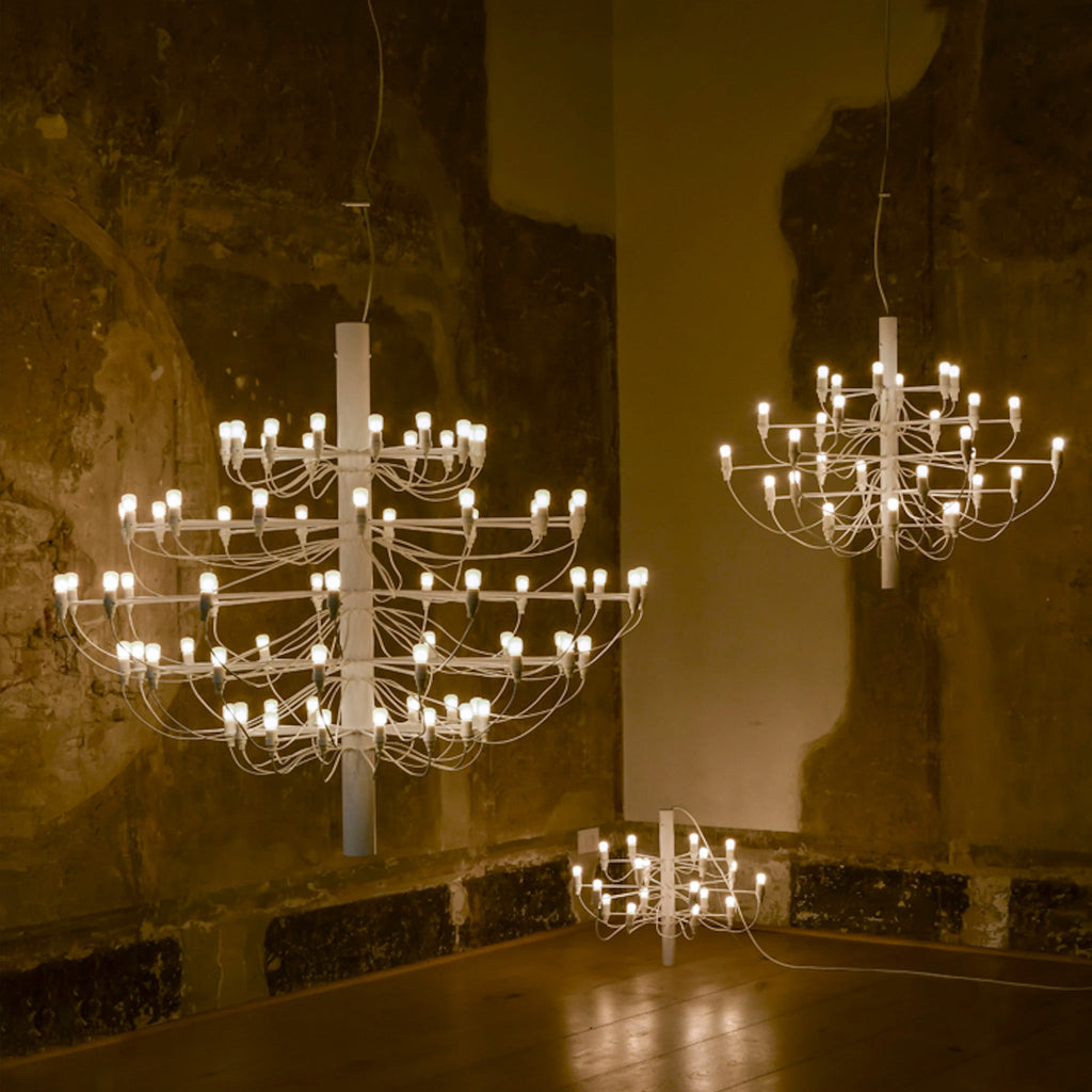 Grid Chandelier