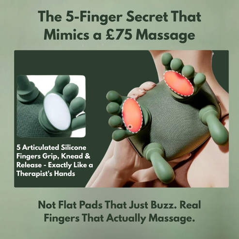 4D Shiatsu Neck Massager – Cordless with Heat