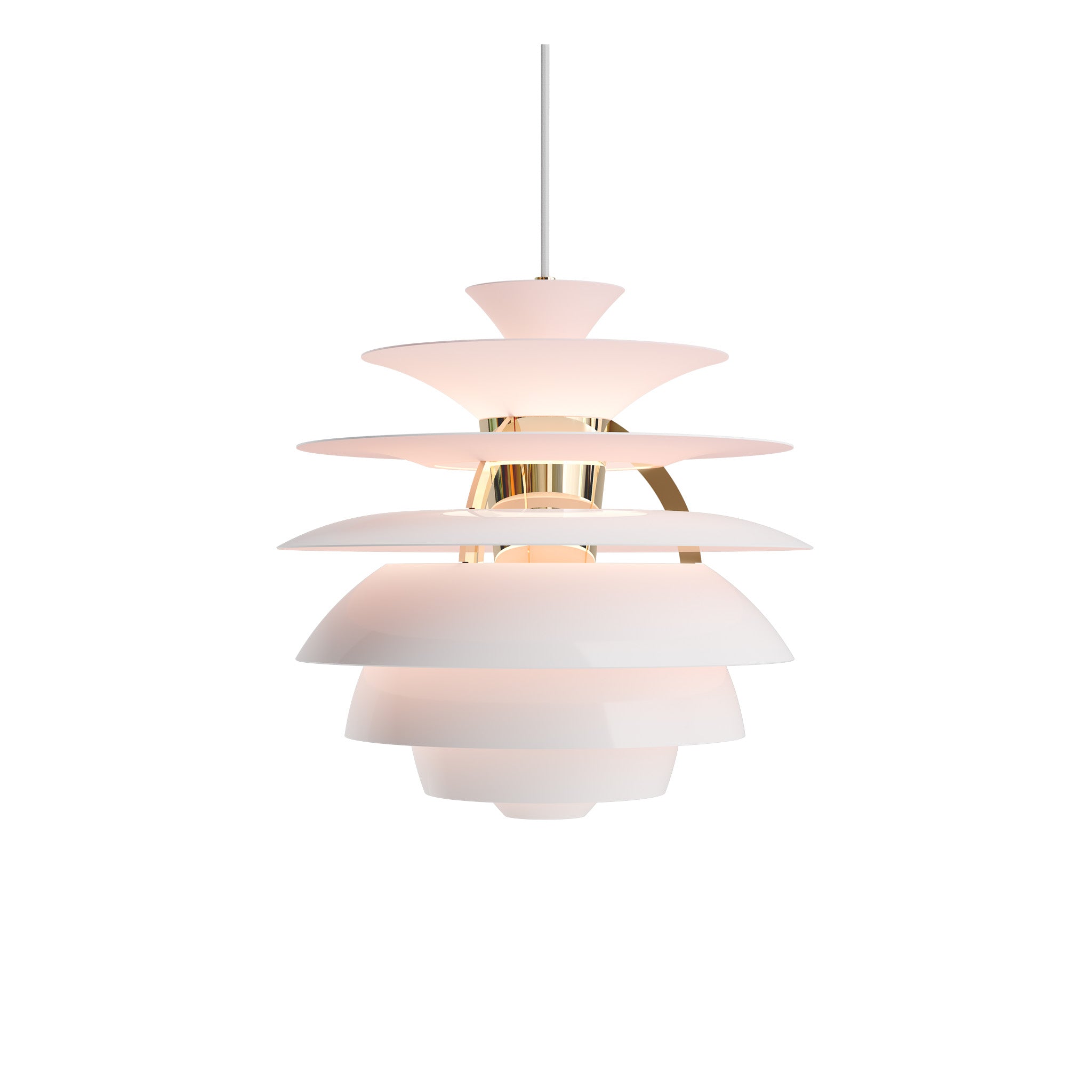 Spherical Layered Pendant Light