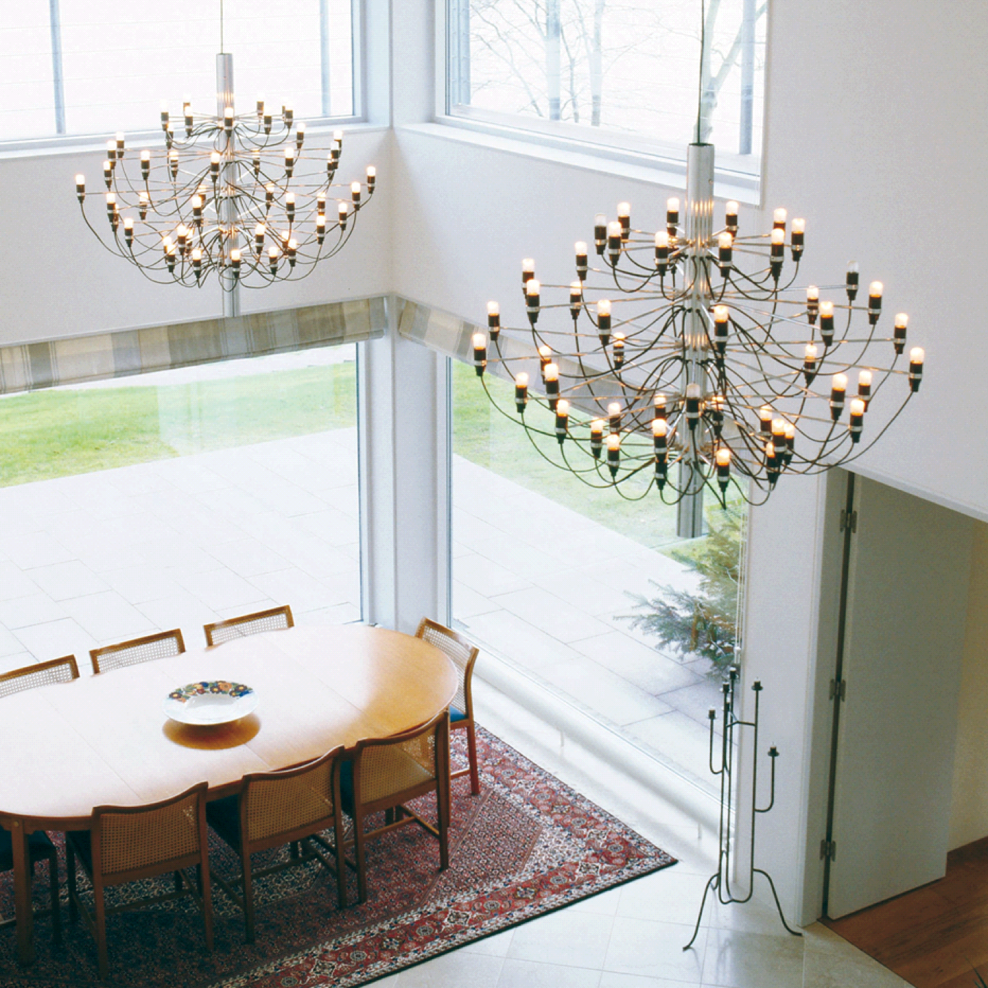 Grid Chandelier